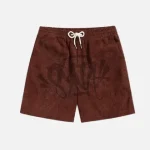 Central Cee Synaworld Shorts Brown Corduroy (1)