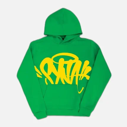 Central Cee Synaworld ‘Syna Logo’ Hoodie Green (3)