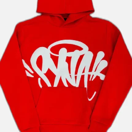 Central Cee Synaworld ‘Syna Logo’ Hoodie Red (2)