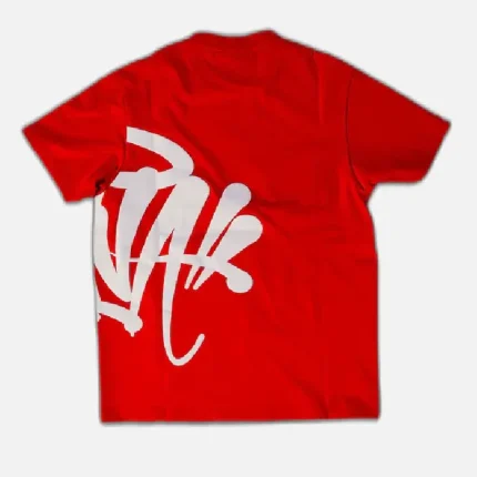 Central Cee Synaworld ‘Syna Logo’ T Shirt Red (1)