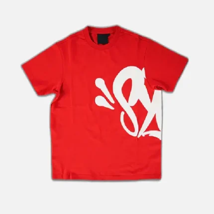 Central Cee Synaworld ‘Syna Logo’ T Shirt Red (2)