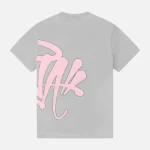 Synaworld Synaworld Syna T Shirt Logo Set Grey Pink (1)