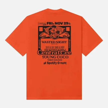 Central Cee Orange SYNA World x VERDY Wasted Young COCO Tee