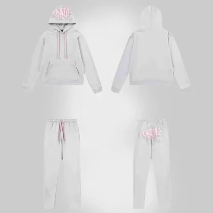 BIXPAK Syna World Tracksuit Grey Pink (1)