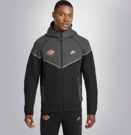 Black Syna World X Nike Zip Up Hoodie (1)