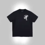 HALO PRINTED LOGO T SHIRT BLACK WHITE