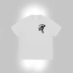 HALO ‘S’ PRINTED LOGO T SHIRT WHITE BLACK