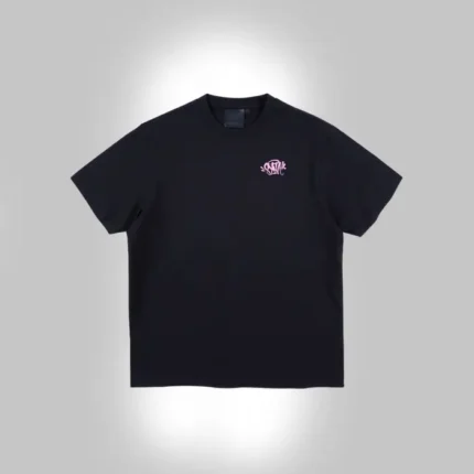SYNA CORE EMBROIDERED T SHIRT BLACK PINK