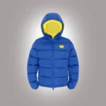 SYNA DOUBLE PUFFER JACKET NAVY YELLOW (1)
