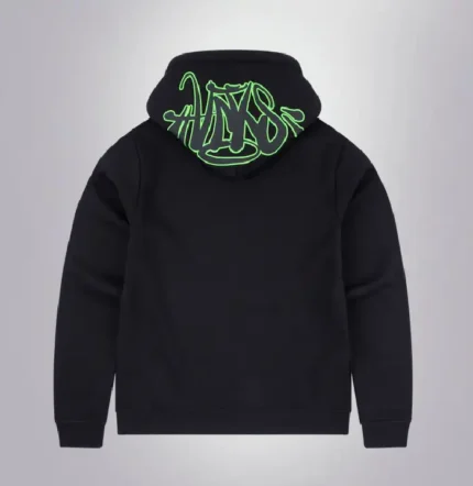 SYNA OG HOOD – BLACK NEON GREEN (1)