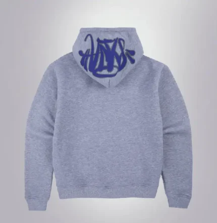 SYNA OG HOOD – GREY MARL COBALT