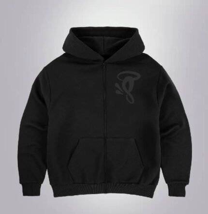SYNA VOID ZIP HOODY – BLACK BLACK
