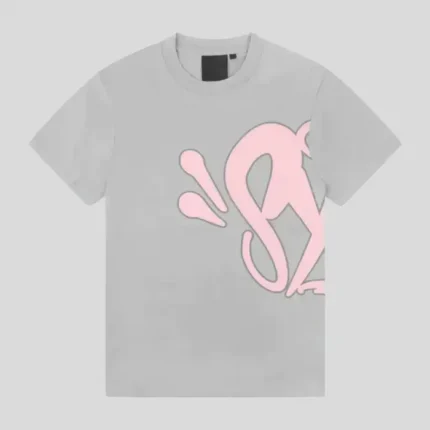 Synaworld Syna T Shirt Logo Set Grey Pink