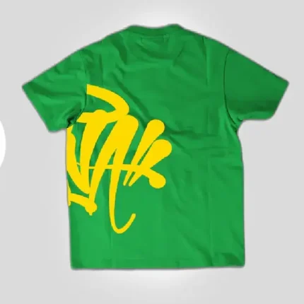 Synaworld ‘Syna Logo’ T Shirt Green (1)