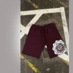 VARSITY CREW SHORT SET – BURGUNDY (1)