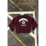 VARSITY CREW SHORT SET – BURGUNDY