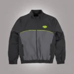TEAM SYNA PIPE TRACK JACKET BLACK GREY GREEN