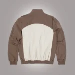 TEAM SYNA PIPE TRACK JACKET BROWN BEIGE (1)