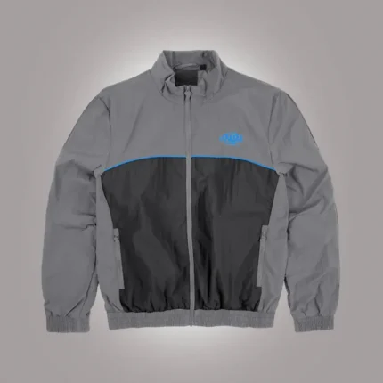 TEAM SYNA PIPE TRACK JACKET GREY BLACK COBALT