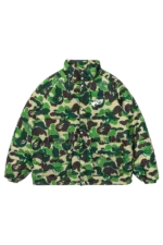 BAPE x SPOTIFY by CENTRAL CEE CAMO PUFFER JACKET – GREEN