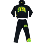 COLLEGE BLACK TRACKSUIT
