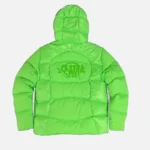 Central Cee Neon Green SYNA Wave Puffer