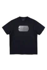 LIFE OF SYN DOG TAG PRINTED TEE – BLACK