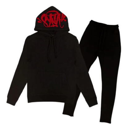 Syna World Logo Tracksuit – Black