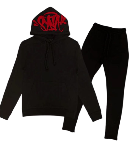 Syna World Logo Tracksuit – Black