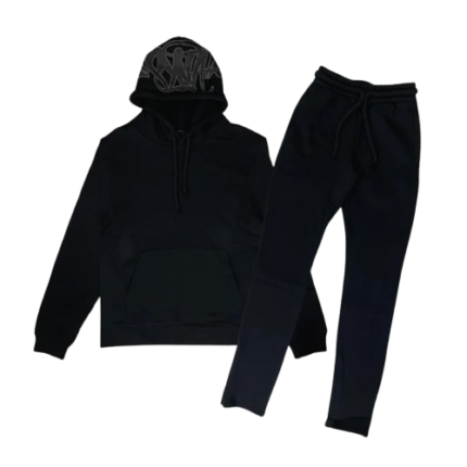 Syna World Logo Tracksuit – Blackout